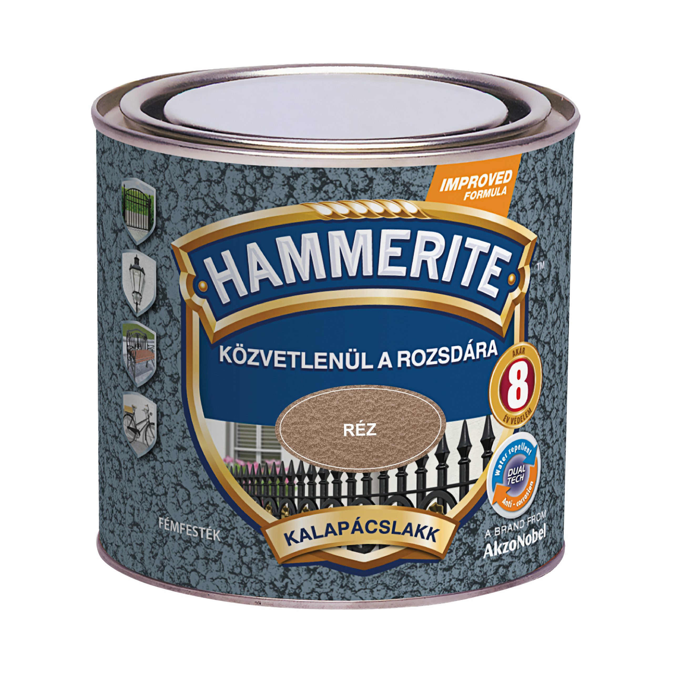 Hammerite Közvetlenül a rozsdára - kalapácslakk