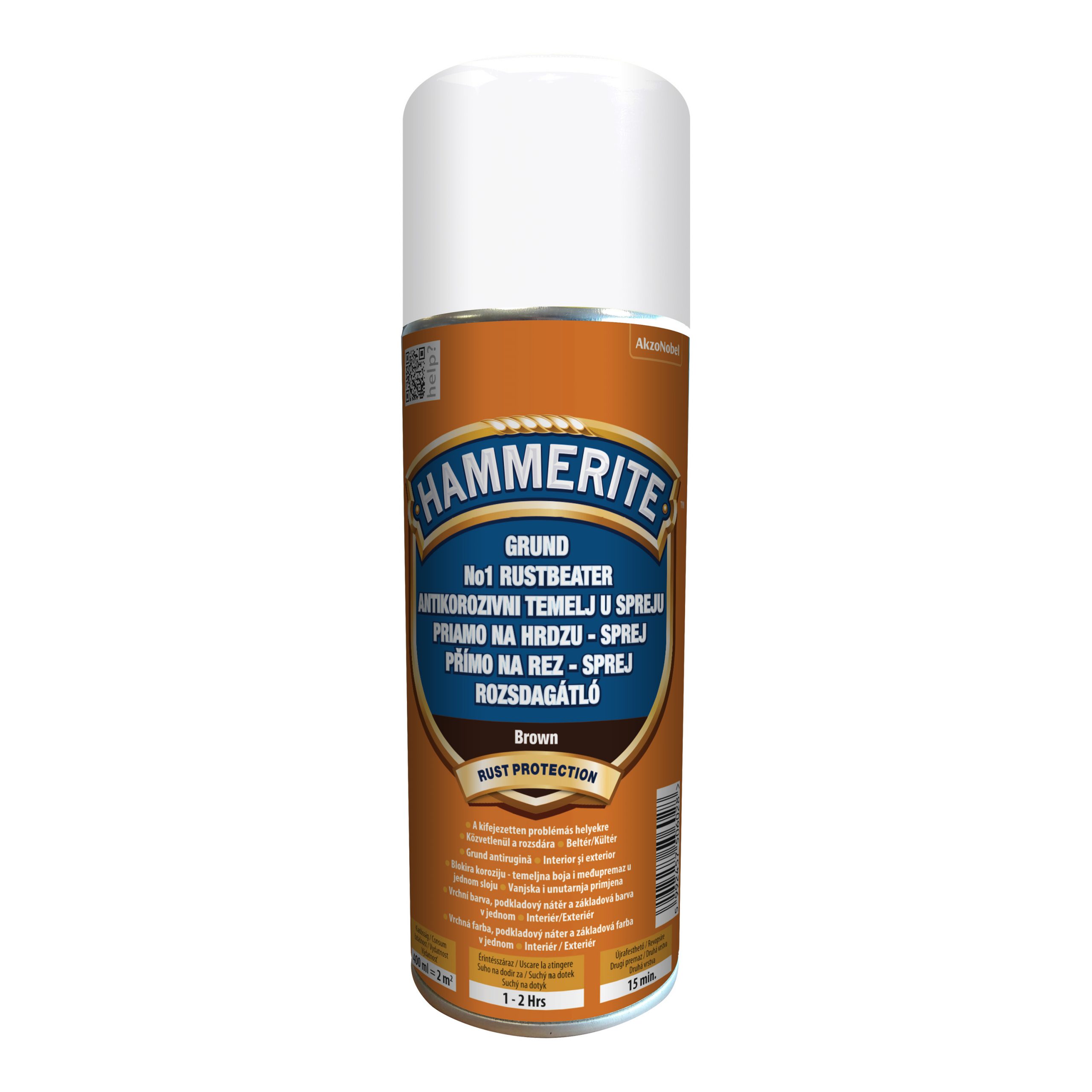 Hammerite Rozsdagátló Spray Barna