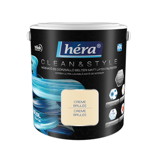 HÉRA Clean&Style mosható és dörzsálló beltéri matt latex falfesték