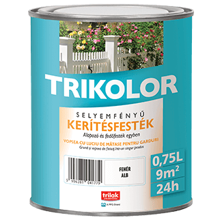 TRIKOLOR selyemfényű kerítésfesték