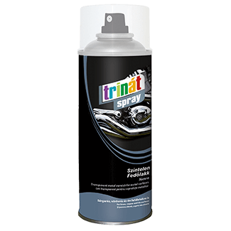 TRINÁT spray színtelen fedőlakk - fémre