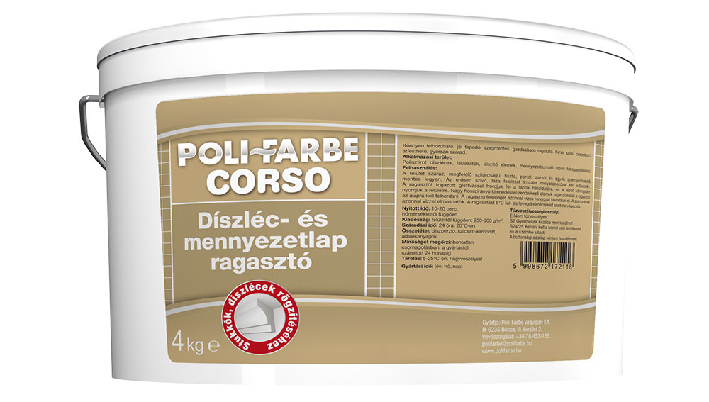 CORSO DÍSZLÉC- ÉS MENNYEZETLAP RAGASZTÓ