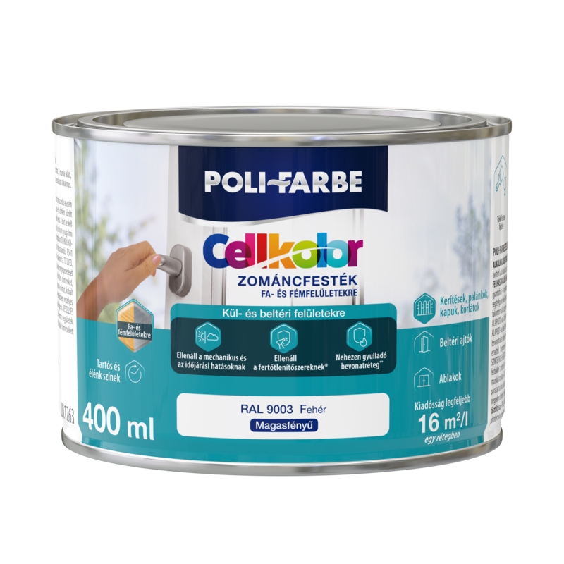 POLI-FARBE CELLKOLOR ZOMÁNCFESTÉK - MAGASFÉNYŰ