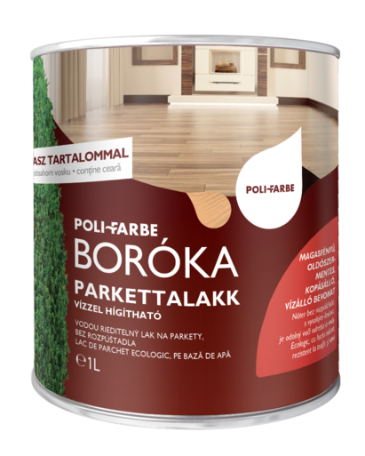 POLI-FARBE BORÓKA VÍZZEL HÍGÍTHATÓ PARKETTALAKK