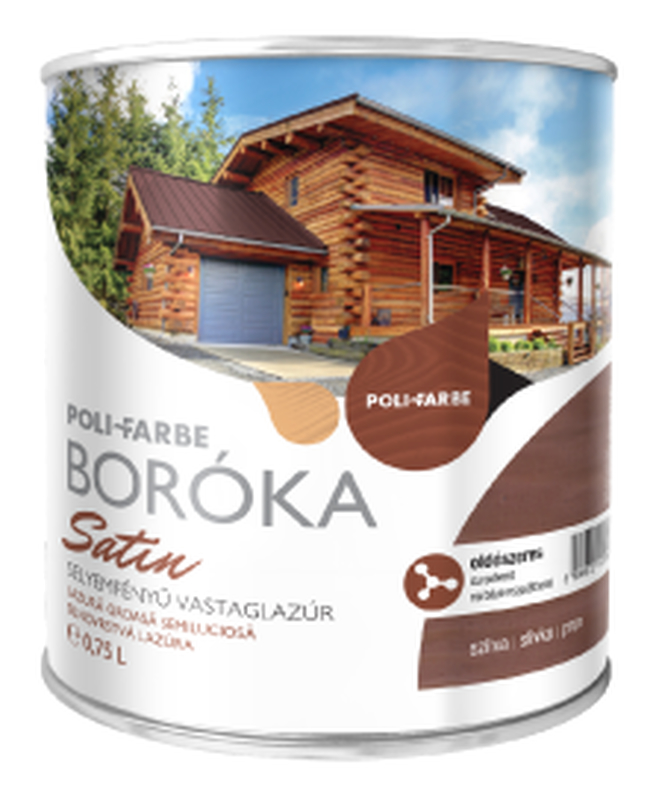 POLI-FARBE BORÓKA SATIN SELYEMFÉNYŰ VASTAGLAZÚR