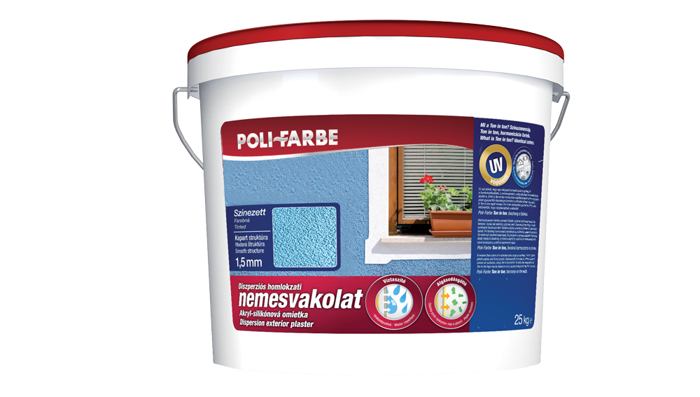 POLI-FARBE TON IN TON DISZPERZIÓS HOMLOKZATI NEMESVAKOLAT - partner