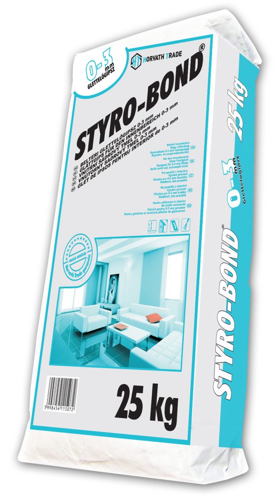 STYRO-BOND Glettelőgipsz 0-3 mm