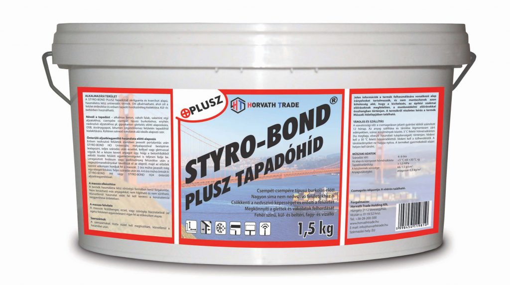STYRO-BOND PLUSZ Univerzális Tapadóhíd