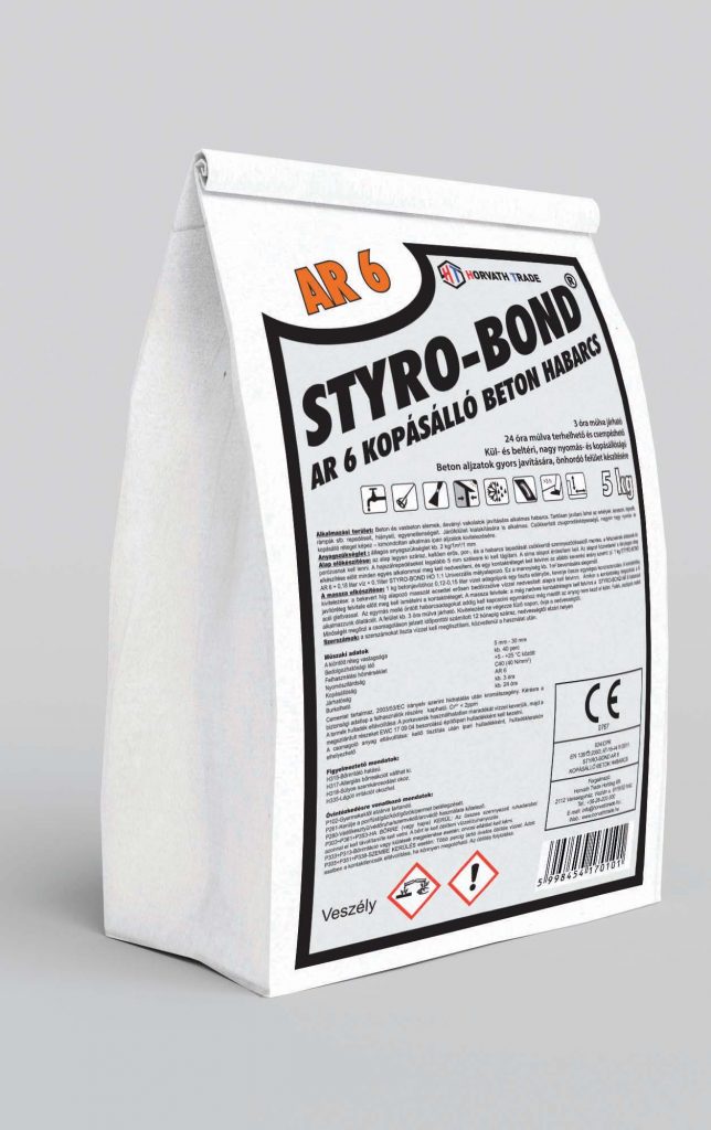 STYRO-BOND AR-6 Kopásálló beton habarcs