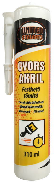 UNITED SEALANTS GYORS ACRYL FESTHETŐ TÖMÍTŐ 310ML