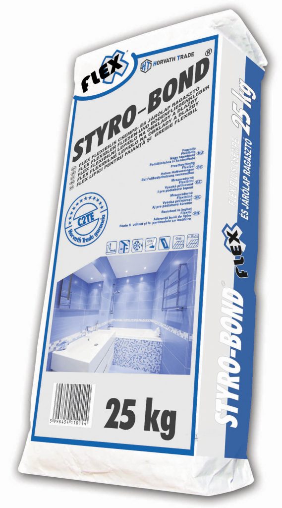 STYRO-BOND FLEX C2TE CSEMPE- ÉS JÁRÓLAP RAGASZTÓ