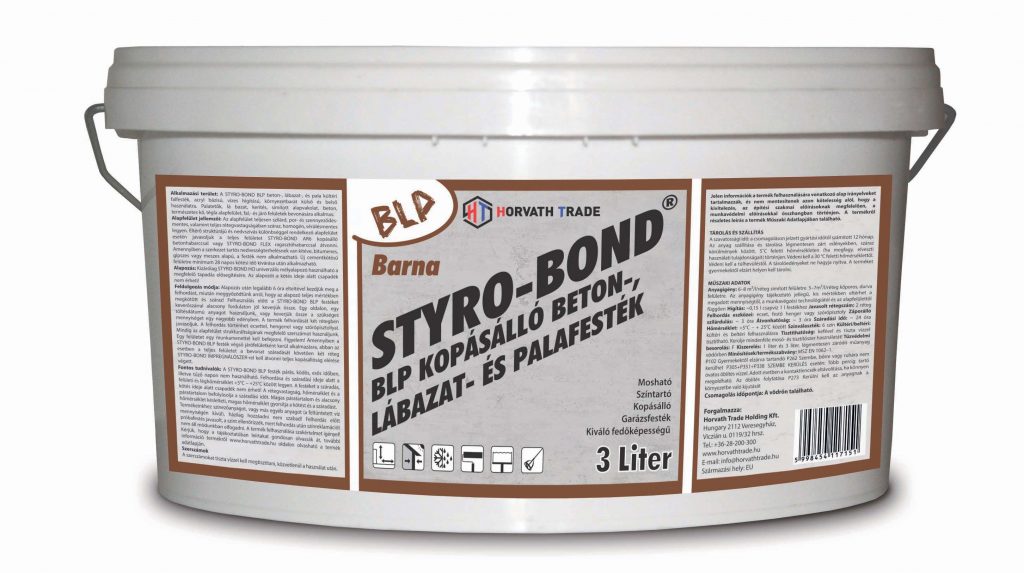 STYRO-BOND BLP KOPÁSÁLLÓ BETON-, LÁBAZAT- ÉS PALAFESTÉK