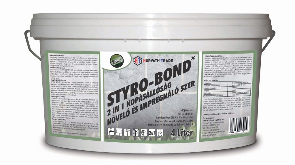 STYRO-BOND 2 in 1 Kopásállóság növelő és impregnáló szer