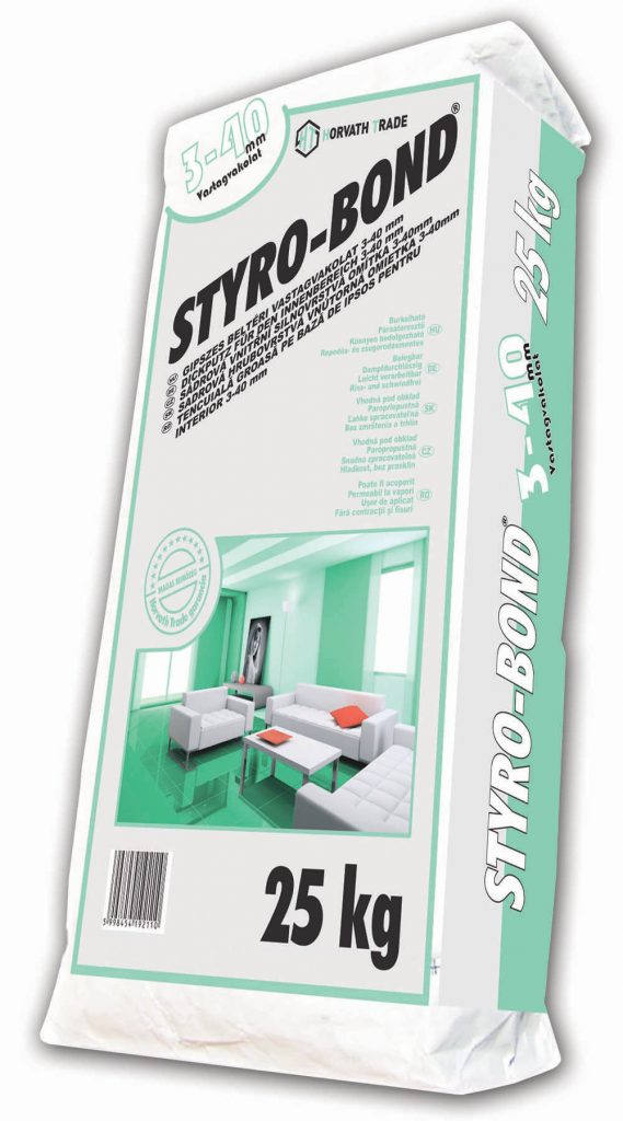 STYRO-BOND GIPSZES VAKOLAT 3-40 mm