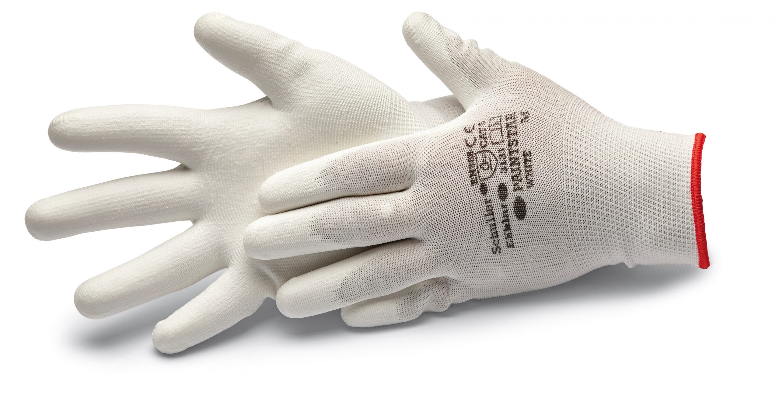 Paintstar white M/8" kesztyű PU bevonattal, fehér, CAT2 - 4131