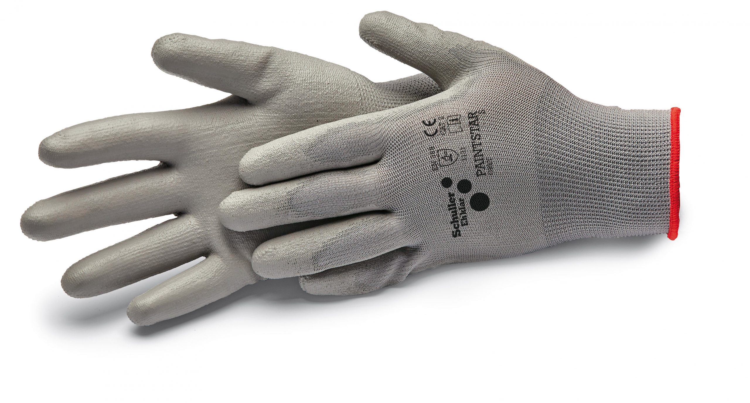 Paintstar grey M/8" kesztyű PU bevonattal, szürke, CAT2 - 4131
