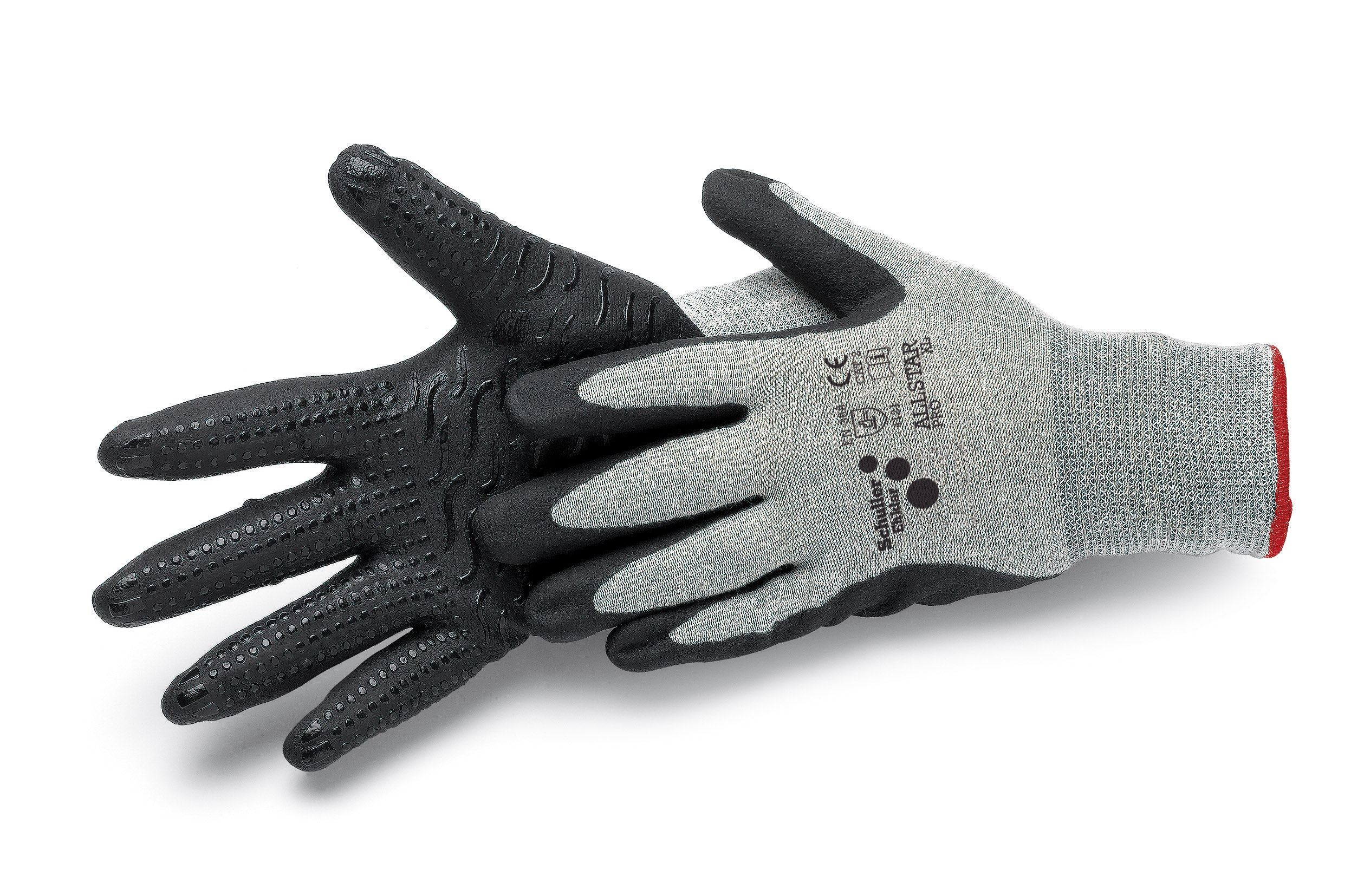Allstar Pro XL/10" kesztyű nitril bevonattal, csíkos felület, CAT2 - 4121