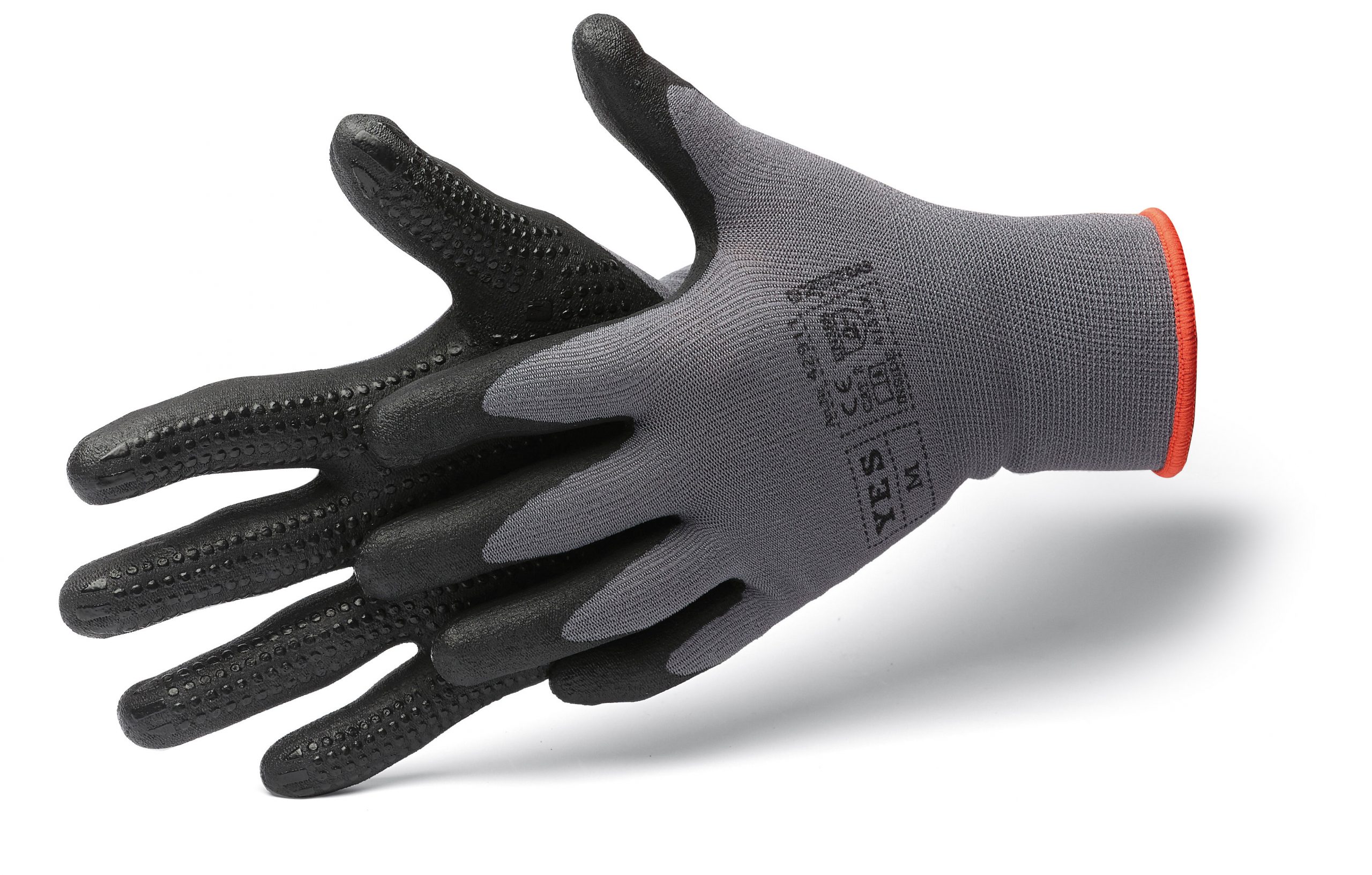 Yes Glove Grip M/8" kesztyű nitril bevonattal, pettyes felület, CAT2 - 4131