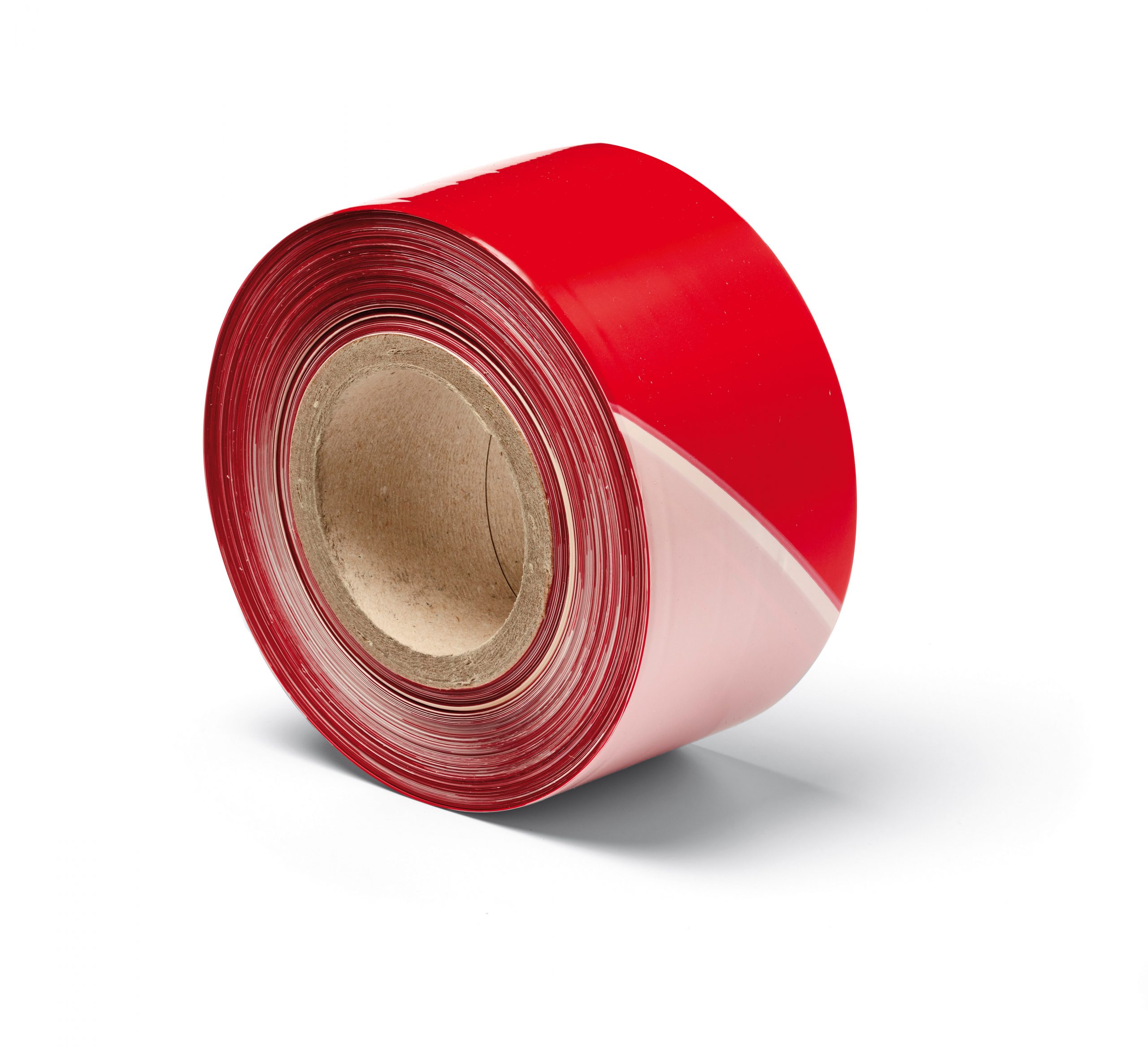 Street Tape 80mmx500m jelölő- és korlátszalag, LDPE, piros/fehér