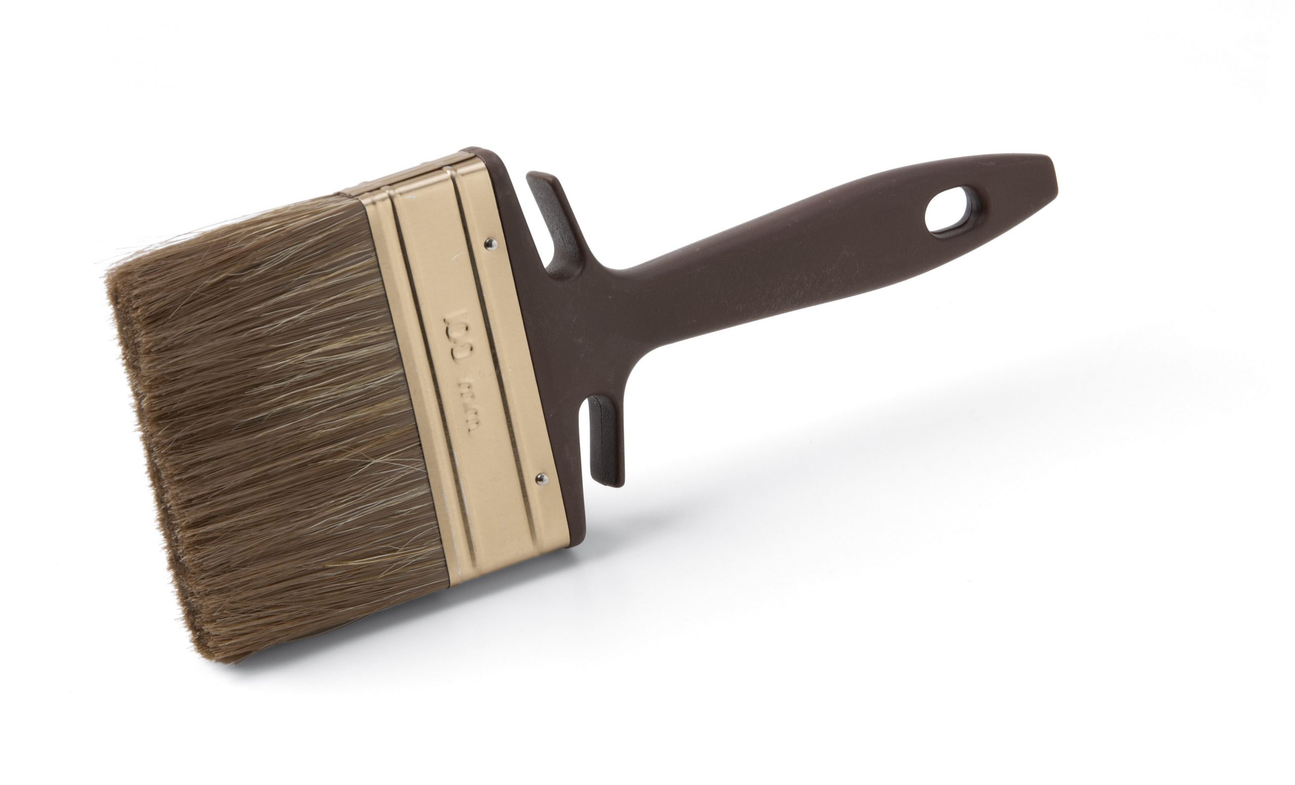 Timber FS 100mm Pro kefe favédőszerekhez, kevert sörte, műanyag nyél