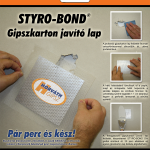 STYRO-BOND Gipszkarton Javító Lap