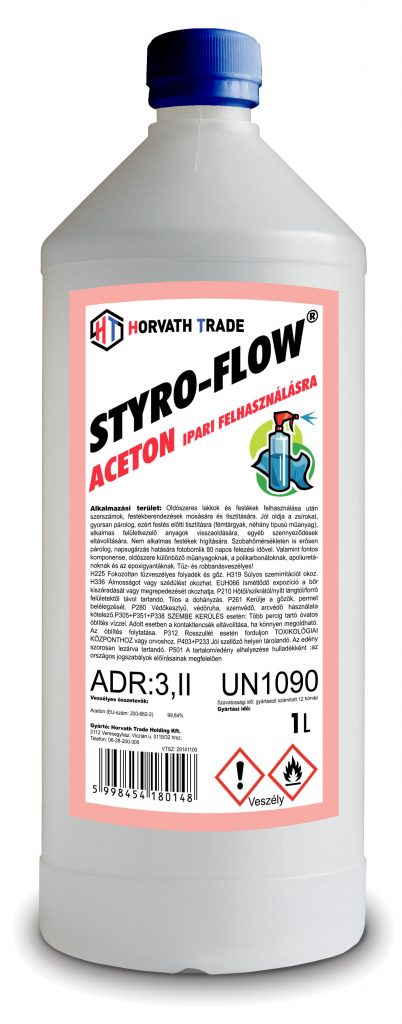 STYRO-FLOW Aceton Ipari felhasználásra