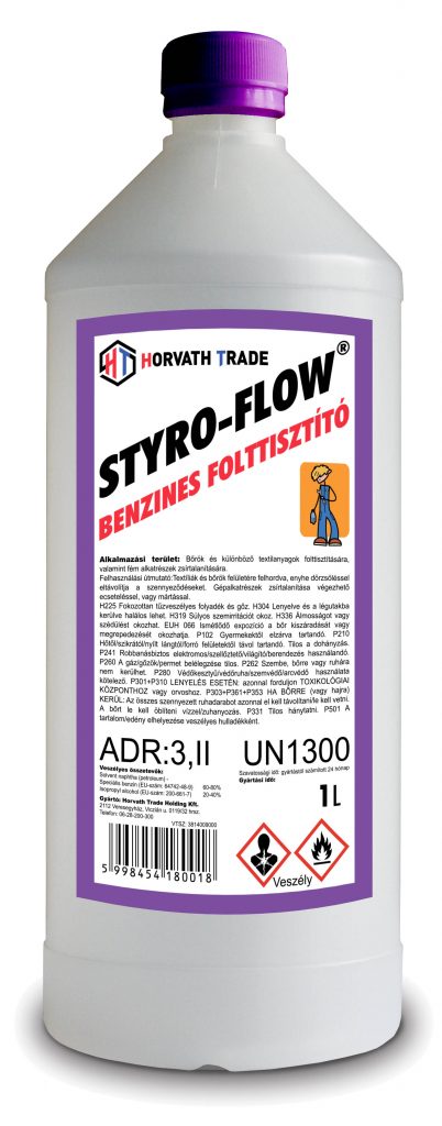 STYRO-FLOW Benzines Folttisztító