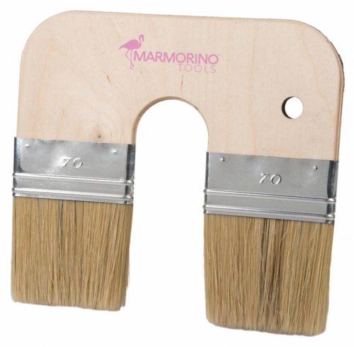Dupla dekor ecset, 180×160 mm