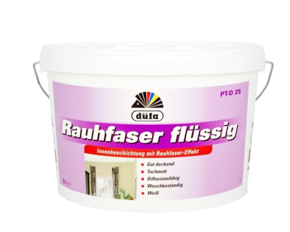 Düfa Rauhfaser flüssig D25 fűrészporos falfesték- 10 L
