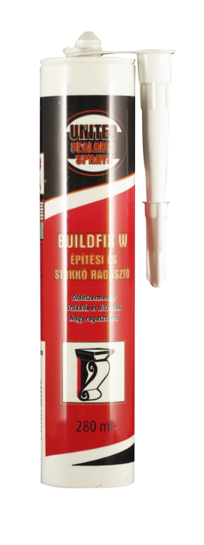 UNITED SEALANTS BUILDFIX W - ÉPÍTÉSI-, ÉS STUKKÓ RAGASZTÓ 280ML