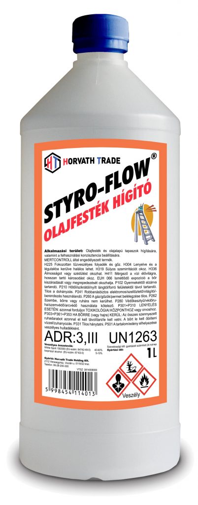 STYRO-FLOW Olajfesték Hígító