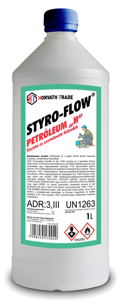 STYRO-FLOW Petróleum “H” Tisztító és zsírtalanító folyadék