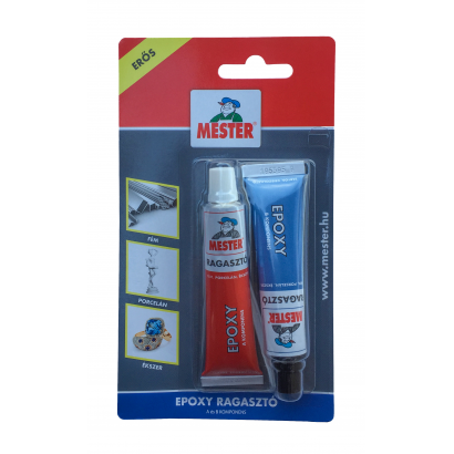 MESTER Epoxy Ragasztó 2x18ml sárgásan átlátszó