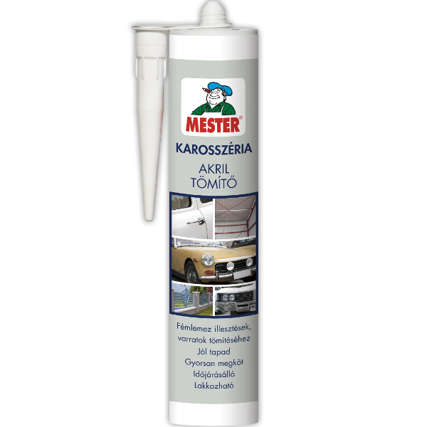 MESTER Karosszéria Akril Tömítő 310ml szürke