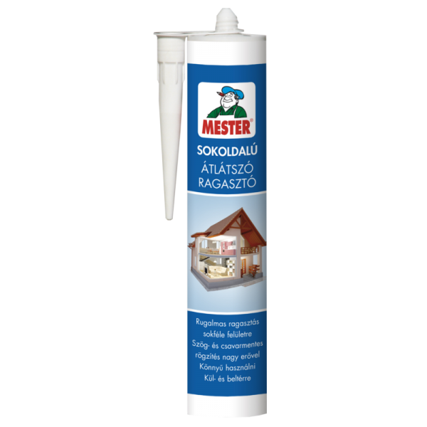 MESTER Sokoldalú Átlátszó Ragasztó 310ml átlátszó