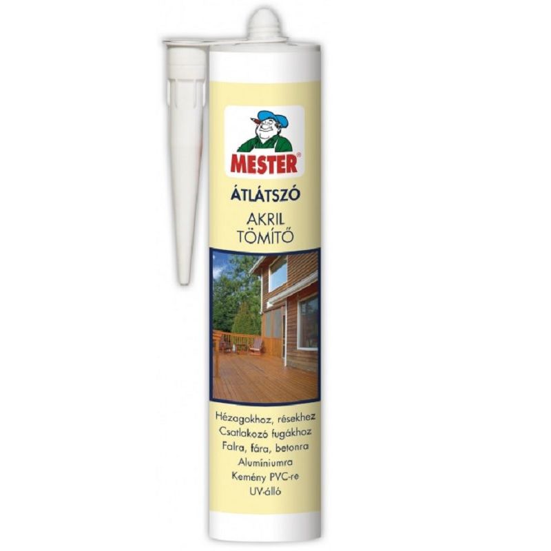 MESTER Átlátszó Akril Tömítő 310ml átlátszó