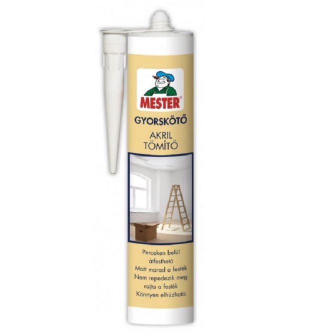 MESTER Gyors Akril Tömítő 310ml Fehér