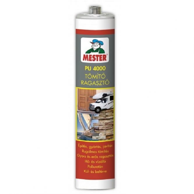 MESTER PU 4000 Tömítő Ragasztó 310ml szürke
