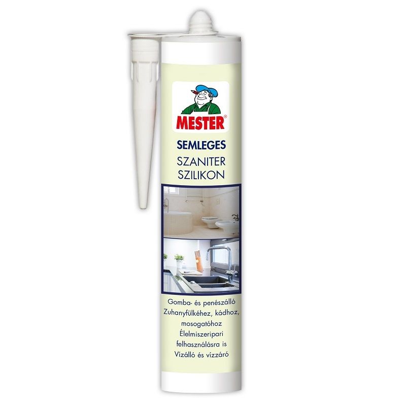 MESTER Semleges Szaniter Szilikon 310ml fehér