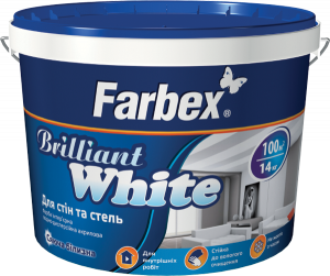 Farbex “BRILLIANT WHITE” Hófehér, univerzális falfesték