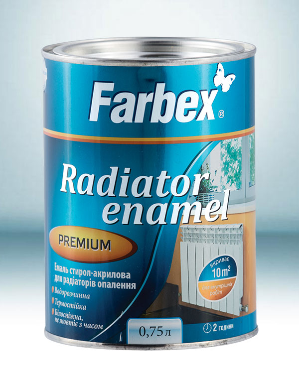 Farbex “RADIATOR ENAMEL” Vizes bázisú radiátor zománcfesték