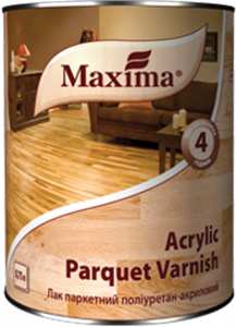 Maxima “ACRYLIC PARQUET VARNISH” Vizes bázisú parketta lakk