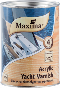 Maxima “ACRYLIC YACHT VARNISH” Vizes bázisú yacht lakk