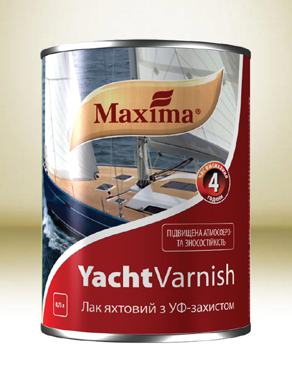 Maxima “YACHT VARNISH” Oldószeres yacht lakk UV szűrővel